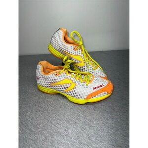Newton MV2 Lightweight Running Shoes Size 6.5 US Women Orange/Yellow Mesh Traine